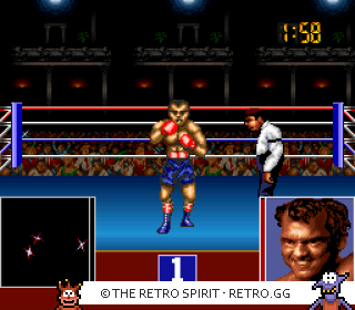 Game screenshot of George Foreman's KO Boxing