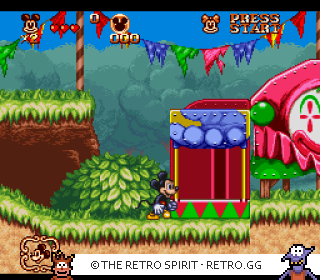 Game screenshot of The Great Circus Mystery Starring Mickey & Minnie