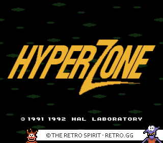 Game screenshot of HyperZone