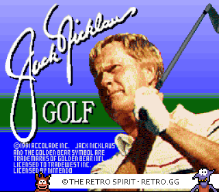 Game screenshot of Jack Nicklaus Golf