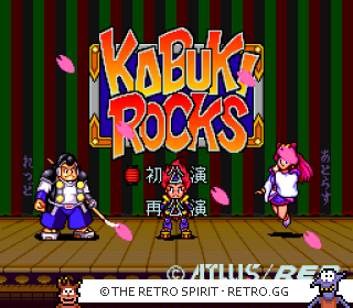 Game screenshot of Kabuki Rocks