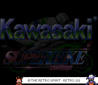 Game screenshot of Kawasaki Superbike Challenge