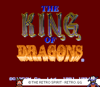 Game screenshot of The King of Dragons