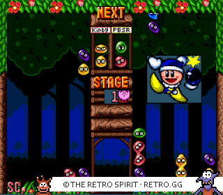 Game screenshot of Kirby's Avalanche