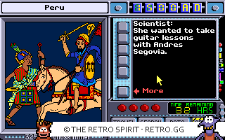 Game screenshot of Where in Time is Carmen Sandiego?