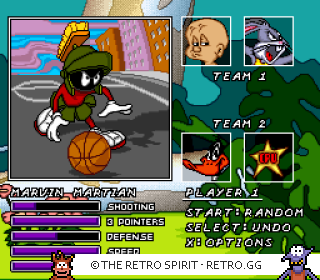 Game screenshot of Looney Tunes B-Ball