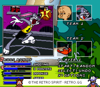 Game screenshot of Looney Tunes B-Ball