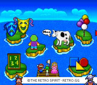 Game screenshot of Mario's Early Years! Preschool Fun