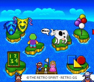 Game screenshot of Mario's Early Years! Preschool Fun