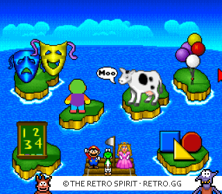 Game screenshot of Mario's Early Years! Preschool Fun