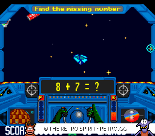 Game screenshot of Math Blaster: Episode 1