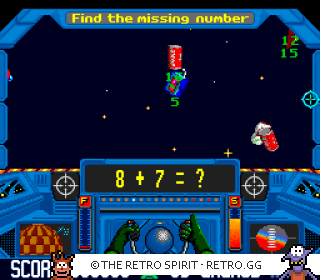 Game screenshot of Math Blaster: Episode 1