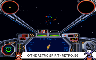 Game screenshot of Star Wars: Tie Fighter