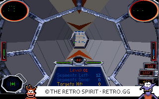 Game screenshot of Star Wars: Tie Fighter