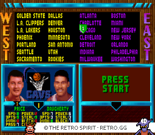 Game screenshot of NBA Jam Tournament Edition