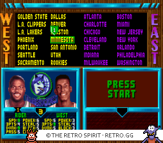 Game screenshot of NBA Jam Tournament Edition