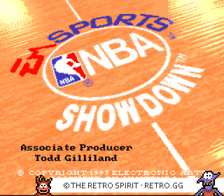 Game screenshot of NBA Showdown