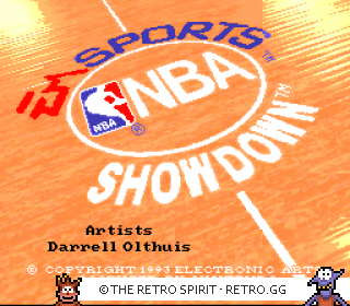 Game screenshot of NBA Showdown