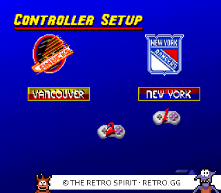 Game screenshot of NHL 95