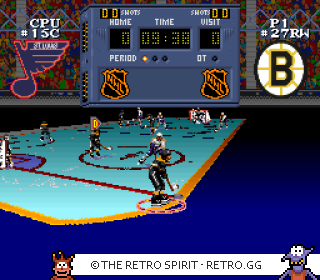 Game screenshot of NHL Stanley Cup