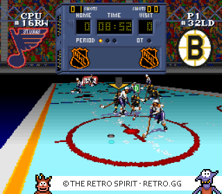 Game screenshot of NHL Stanley Cup