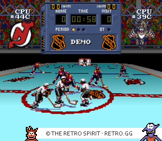 Game screenshot of NHL Stanley Cup