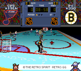 Game screenshot of NHL Stanley Cup