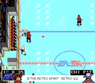 Game screenshot of NHLPA Hockey '93