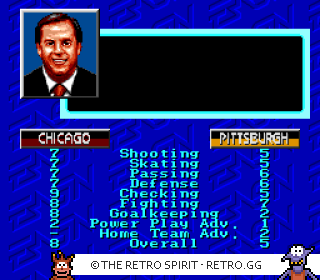 Game screenshot of NHLPA Hockey '93