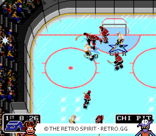 Game screenshot of NHLPA Hockey '93