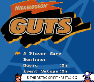 Game screenshot of Nickelodeon GUTS