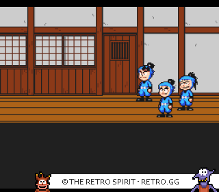 Game screenshot of Nintama Rantarō 2