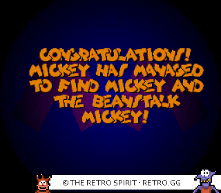 Game screenshot of Mickey Mania