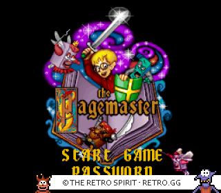 Game screenshot of The Pagemaster