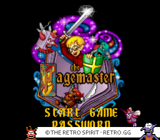 Game screenshot of The Pagemaster