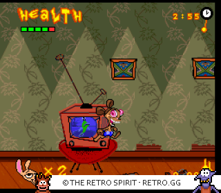 Game screenshot of The Ren & Stimpy Show: Veediots!