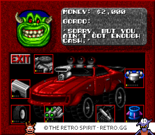 Game screenshot of Rock n' Roll Racing