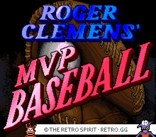 Game screenshot of Roger Clemens' MVP Baseball