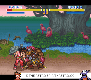 Game screenshot of SD Hiryuu no Ken