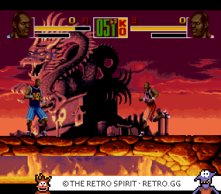 Game screenshot of Shaq Fu