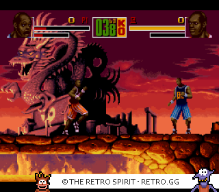 Game screenshot of Shaq Fu