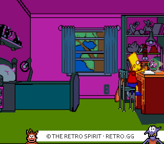 Game screenshot of The Simpsons: Bart's Nightmare