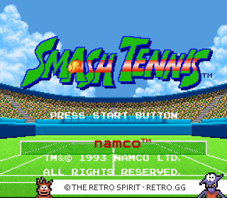 Game screenshot of Smash Tennis