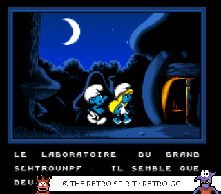 Game screenshot of The Smurfs Travel The World