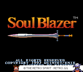 Game screenshot of Soul Blazer