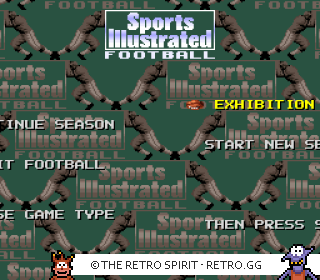 Game screenshot of Sports Illustrated: Championship Football & Baseball