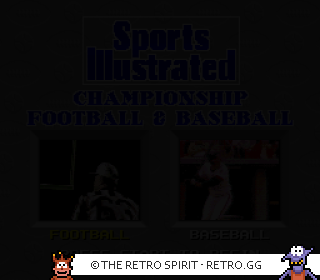 Game screenshot of Sports Illustrated: Championship Football & Baseball