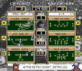 Game screenshot of Sports Illustrated: Championship Football & Baseball