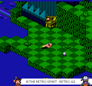 Game screenshot of Snake Rattle 'n' Roll