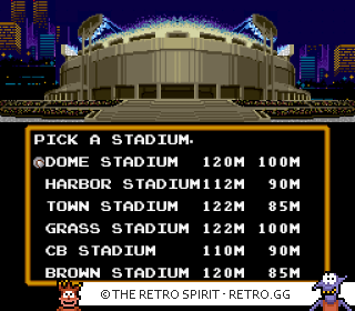 Game screenshot of Super Baseball Simulator 1.000